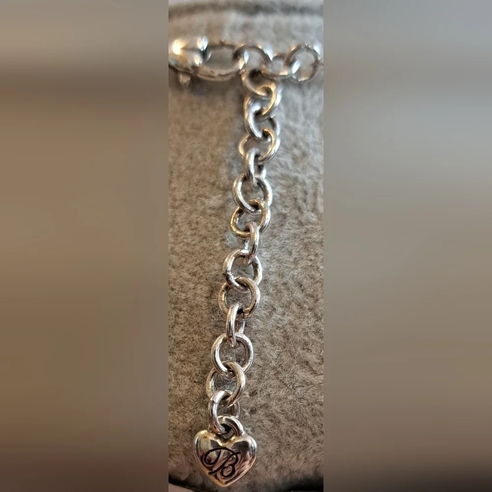 EUC Brighton Get The Scoop 2 Side Casual Swarovski Crystal Necklace Jewelry